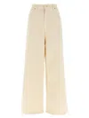 Nude High-waisted Wide Leg Jeans In Multi