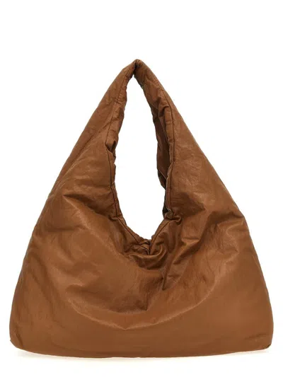 Nude 'knit Hobo' Shoulder Bag