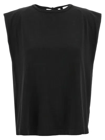 Nude Lace T-shirt In Black