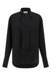 Nude Lavallire Collar Shirt In Black