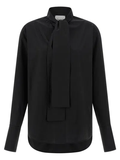 NUDE LAVALLIÈRE COLLAR SHIRT