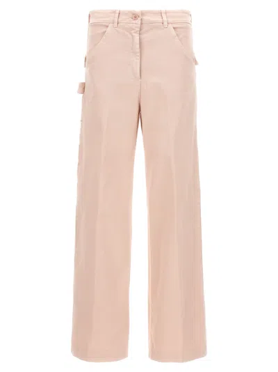NUDE LIGHT PINK CARGO PANTS