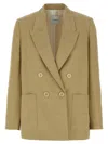 Nude Linen Blazer Blazer And Suits
