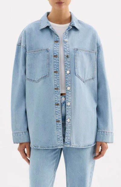 Nude Lucy Denim Overshirt In Blue