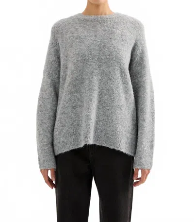 Nude Lucy Elias Knit Top In Charcoal In Gray
