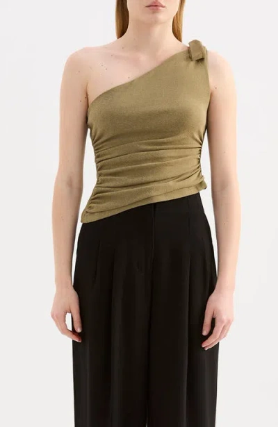 Nude Lucy Fiora Mesh Top In Green
