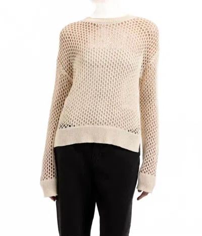 Nude Lucy Garcia Crochet Knit Top In Natural In White