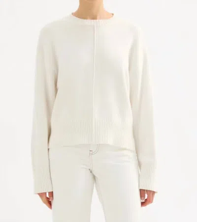 Nude Lucy Juno Knit Sweater In White In Animal Print