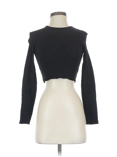 Pre-owned Nude Lucy Long Sleeve T-shirt In Black