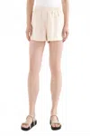 Nude Lucy Lounge Linen Short In Natural In Neutral