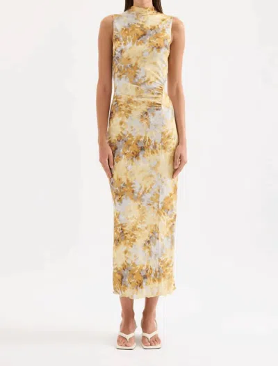 Nude Lucy Lumine Mesh Maxi Dress In Multi