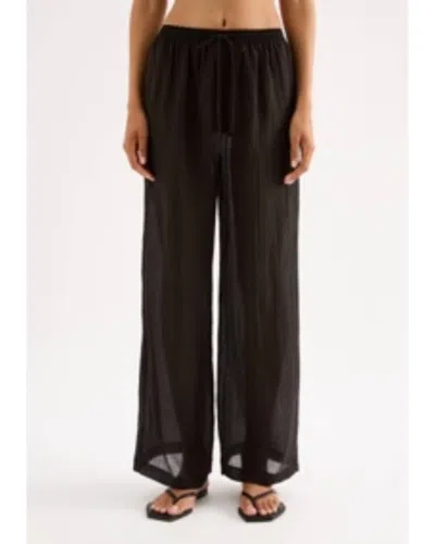 Nude Lucy Montego Resort Pant In Black In Brown