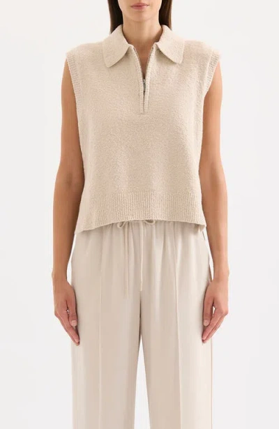Nude Lucy Ordell Knit Vest Top In Neutral