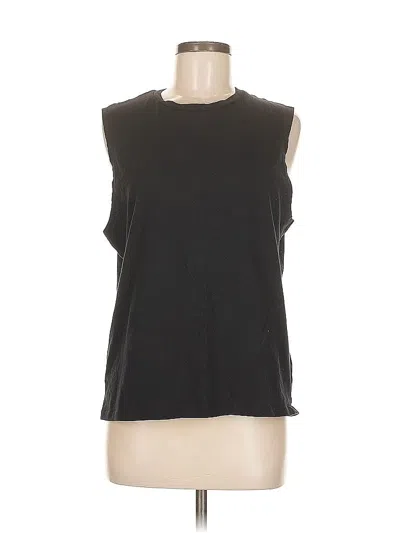 Pre-owned Nude Lucy Sleeveless T-shirt In Black