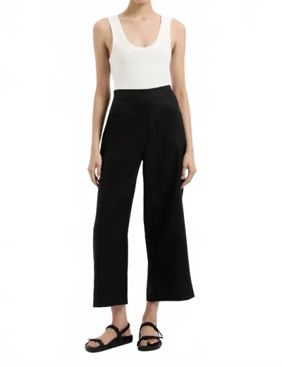 Nude Lucy Thilda Linen Culotte Pants In Black