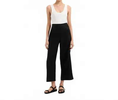 Nude Lucy Thilda Linen Wide Leg Pants In Black