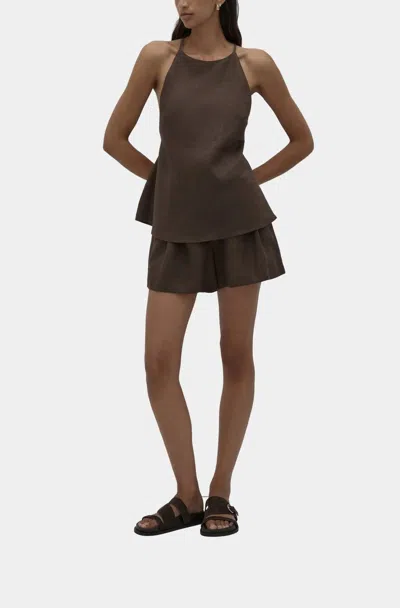 Nude Lucy Thilda Tailored Short In Walnut In Brown