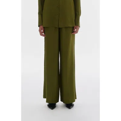 Nude Lucy Tilly Tencel Pant In Green