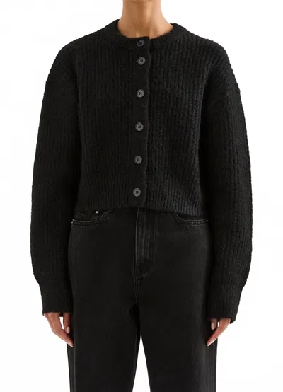 Nude Lucy Women's Nixon Cropped Cardigan In Black