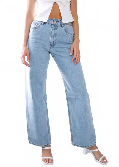 Nude Lucy Women's Organic Baggy Jeans In Stone Wash