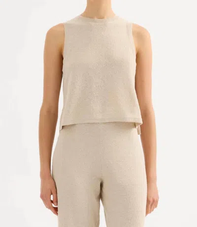 Nude Lucy Women's Zosia Knit Tank In Beige In Sand