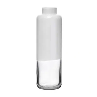 Nude Magnolia Lead Free Crystal Table Vase In Opal White