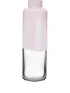 Nude Magnolia Vase In Opal Pink Top, Clear Bottom