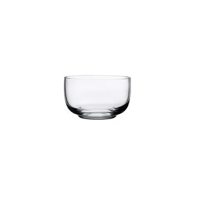 Nude Malt Set Of 2 Lead Free Crystal Dining Bowls 11.16 Oz. In Clear