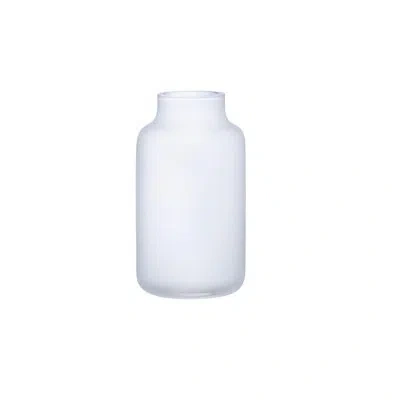 Nude Mini Magnolia Lead Free Crystal Vase In Opal White