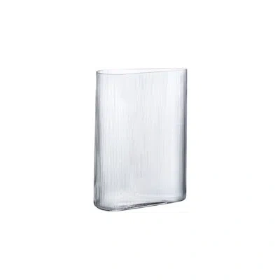 Nude Mist Clear Lead Free Crystal Vase