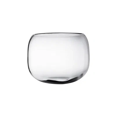 Nude Mono Box Lead Free Crystal Vase In Clear