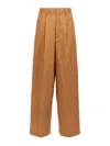 Nude Menswear Wide-leg Trousers