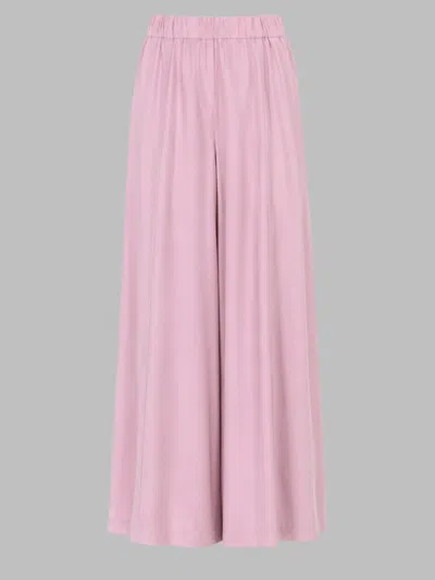Nude Pantalone A Gamba Ampia In Pink
