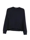 Nude Pleated-panel Sweater In Blue