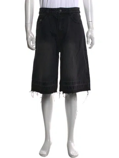 Pre-owned Nude Project Denim Shorts In Black