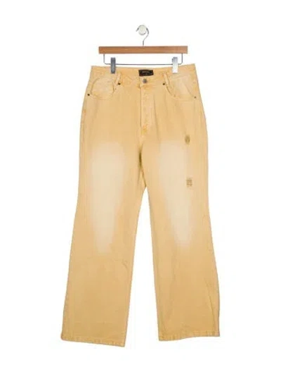 Pre-owned Nude Project Relaxed Fit Jeans In Yellow