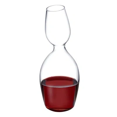 Nude Red Or White Lead Free Crystal Decanter 71 Oz. In Clear