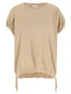 Nude Knitted T-shirt In Neutral
