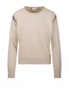 Nude Relaxed Fit Crew Neck Sweater In Neutrals