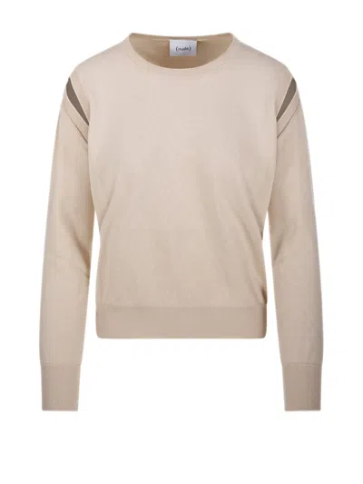 Nude Relaxed Fit Crew Neck Sweater In Neutrals