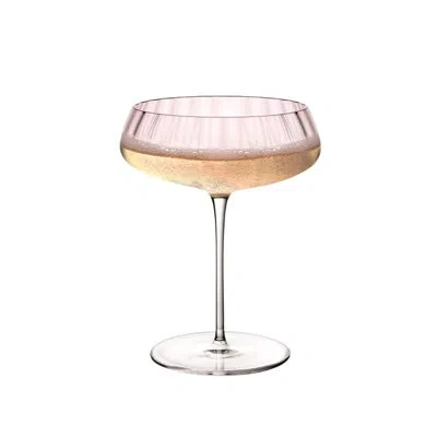 Nude Round Up Dusty Rose Set Of 2 Coupe Glasses