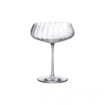 Nude Round Up Set Of 2 Coupe Glasses In Clear