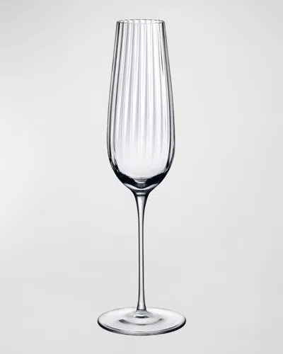 Nude Round Up Sparkling Wine Glasses, Set Of 2 In Transparent