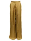 Nude Light Green Satin Pants