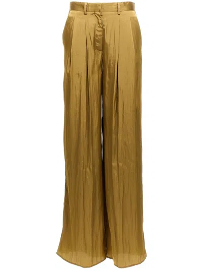 NUDE SATIN PANTS