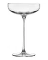 Nude Savage Coupe Glasses, Set Of 2 In Clear