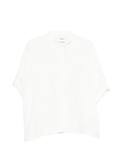 Nude Short-sleeve Shirt In White
