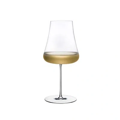 Nude Stem Zero Volcano White Wine Glass In Clear