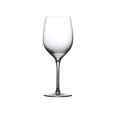 Nude Terroir Set Of 2 Lead Free Crystal White Wine Glasses 12.25 Oz. In Clear