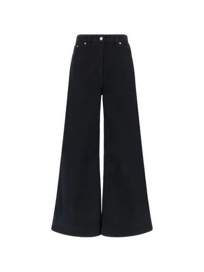 Nude Tilda Flared-leg Trousers In Black